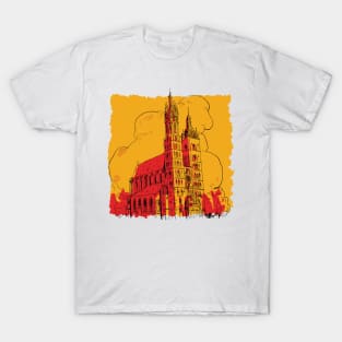 Building  Drawing   P R t shirt T-Shirt